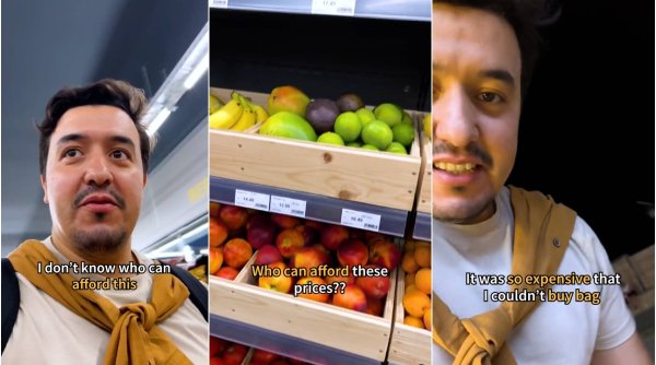 ”Cine își permite prețurile astea?! Ar trebui să fie ilegale” Vlogger american, șocat de prețurile alimentelor din România