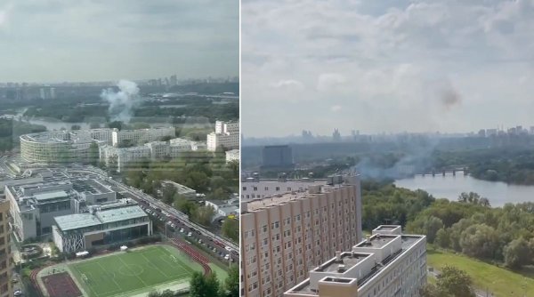 O dronă a provocat panică la Moscova. Spaţiul aerian al capitalei ruse a fost închis temporar | Oficial ucrainean: 