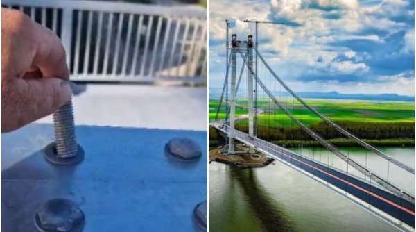 Operaţiunea de numărare a șuruburilor continuă la podul peste Dunăre de la Brăila | Anunţul CNAIR