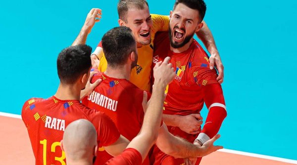 Volei masculin: România va înfrunta echipa Franţei în sferturile de finală ale Campionatului European