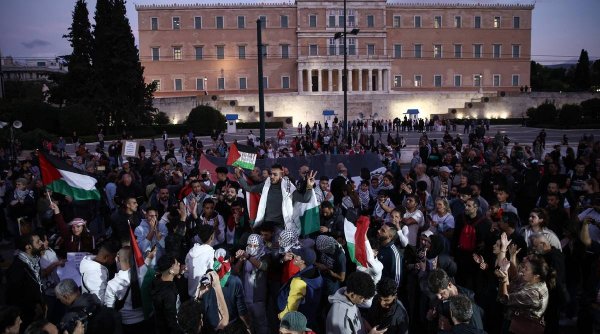 Ambasada Palestinei anunță un protest mâine, în București 