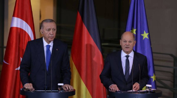 Aliatul incomod: Președintele Turciei, primit de cancelarul german