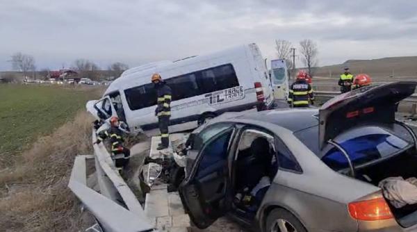 accident dn22 constanta microbuz autoturism trafic blocat