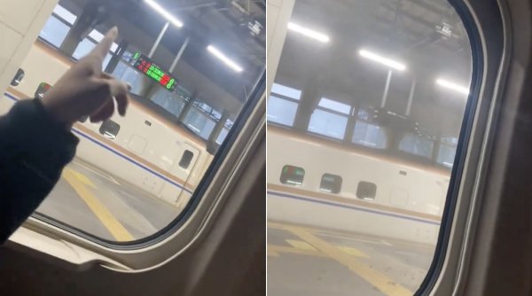 Momentul cutremurului de 7,5 din Japonia, filmat într-o stație de tren