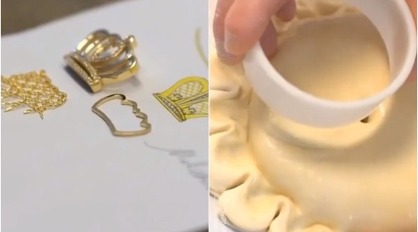 Bijuterii de aur de 7.500 de euro ascunse în prăjituri, de o patiserie, pentru ziua de Bobotează