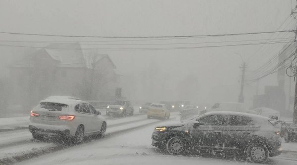 Avertizare Infotrafic: Se circulă în condiții de iarnă pe mai multe drumuri din țară