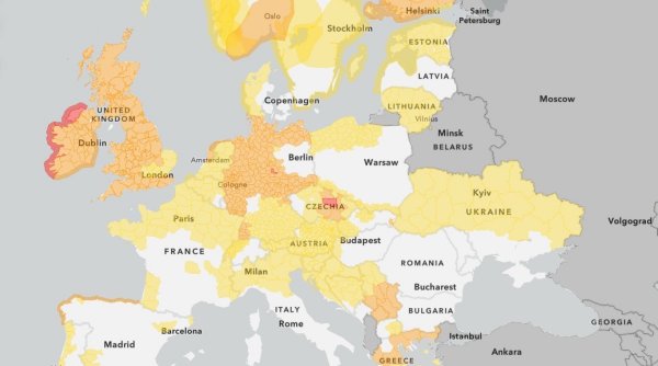 Furtuna Isha lovește Europa! Cod roșu de ninsori și vânt puternic, în mai multe țări | Fenomenul meteo va ajunge și în România