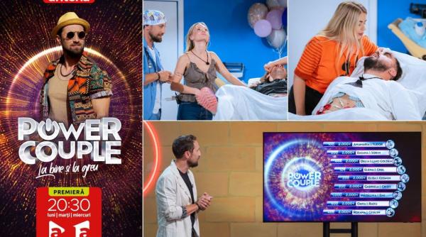 debut spectaculos power couple romania probe de foc concurenti