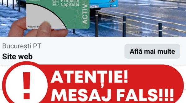 Fraudă online, în numele Societății de Transport București! STB: 