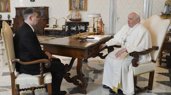 cadourile marcel ciolacu papa francisc giorgia meloni vizita italia