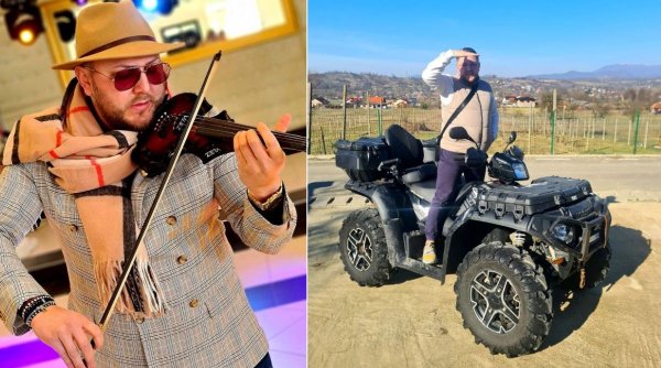 Gabi Stângău, un celebru violonist din Maramureş, a murit într-un accident de ATV la câteva ore după ce a cântat cu Andra