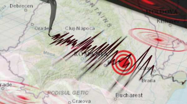 Cutremur în România. Seismul a fost resimţit în mai multe oraşe din ţară