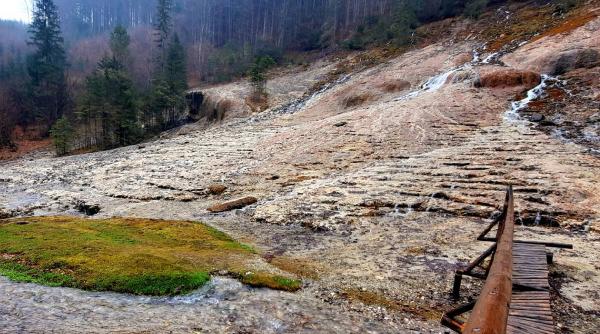 loc romania vama buzaului cascada urlatoarea rezervatie zimbri
