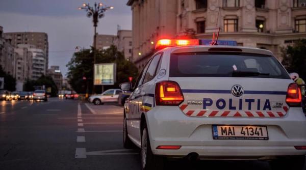 politist lovit masina sofer bucuresti