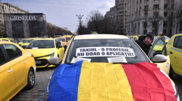 Taximetriştii care au protestat în ultimele zile în Bucureşti intră în greva foamei. 