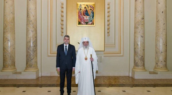 Premierul Marcel Ciolacu, întâlnire cu patriarhul Daniel: 