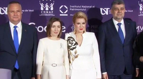 Marcel Ciolacu, Nicolae Ciucă și Maia Sandu au participat la un eveniment desfășurat la Ateneul Român sub patronajul Parlamentului European