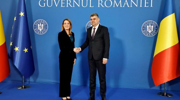 Marcel Ciolacu, întâlnire cu Roberta Metsola, preşedinta PE: 