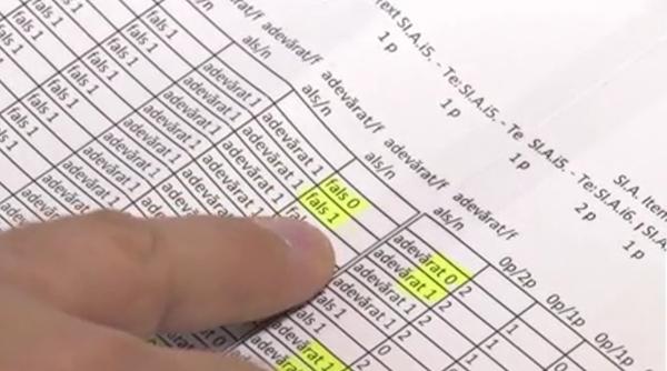 sistem digitalizat erori corectare punctaj simulare evaluare nationala 2024