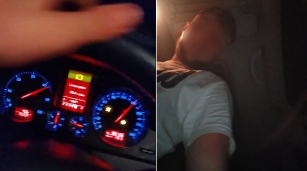 Un tânăr din Bogaţi s-a filmat când conducea cu 140 de km/h şi a făcut accident: 