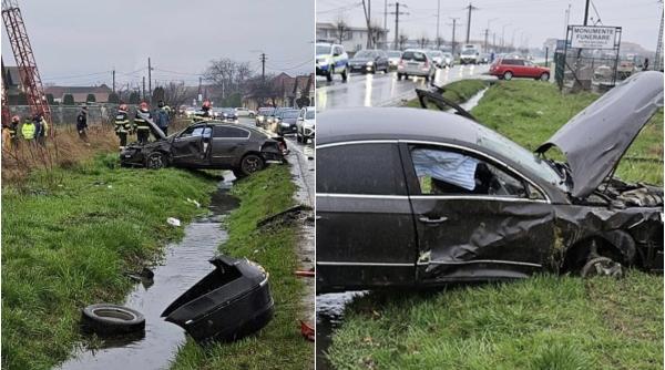 tanar 22 ani mort accident rasturnat masina petresti alba