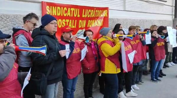 greva de avertisment angajati posta romana