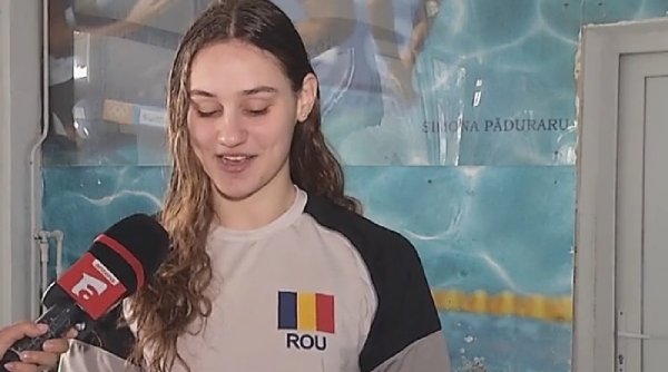 Simona Chiru, tânăra româncă de 19 ani, a câștigat medalia de aur la Campionatul European de Înot în ape înghețate