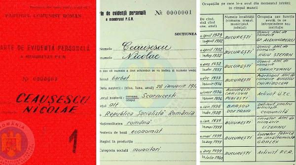 carnet partid nicolae ceausescu diplome doctor
