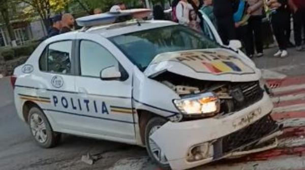 masina politie implicata accident misiune ialomita