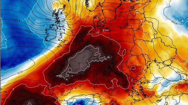 meteo weekend cupola de foc temperaturi ridicate