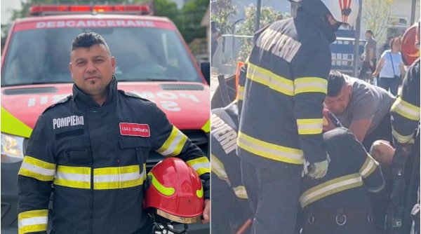 El este Marian, pompierul aflat în timpul liber care a sărit să ajute un bărbat, rămas blocat în maşină, în urma unui grav accident, în Constanţa