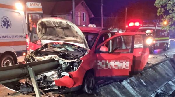 masina strapunsa complet balustrada grav accident peretu teleorman