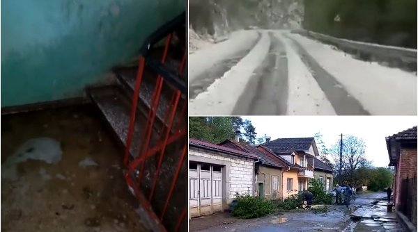 Vremea extremă a făcut ravagii în România: acoperişuri luate de vânt, inundaţii, copaci smulşi din rădăcină