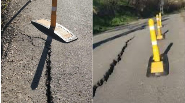 Alunecare de teren în Cluj-Napoca: Traficul este restricționat pe o stradă din oraș