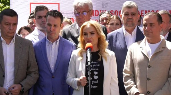 Gabriela Firea și-a depus candidatura pentru Primăria Municipiului București: ”Aveți în fața dumneavoastră oameni care pot să facă diferența”