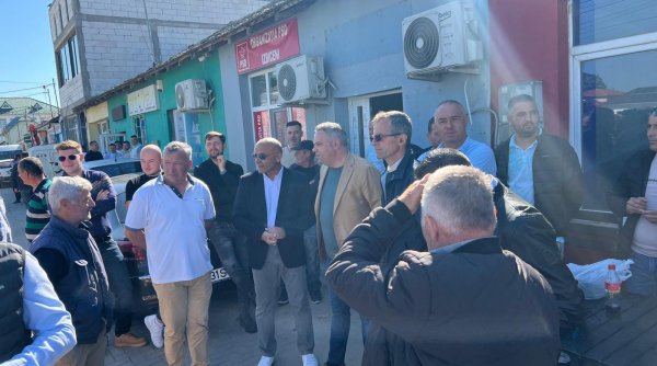 De ziua lui, ministrul Agriculturii, Florin Barbu, a fost alături de fermierii din Izbiceni, Olt
