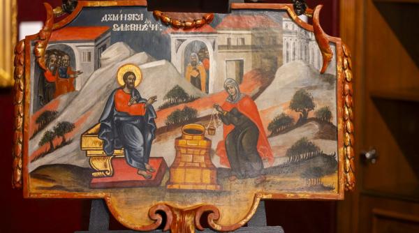 icoana disparuta 40 ani restituita manastire cernica