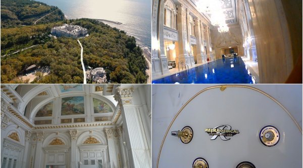 Imagini filmate cu camera ascunsă în palatul lui Putin la Marea Neagră | Construcția e plină de echipamente 