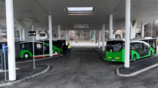 Se deschide primul terminal verde din Brașov: 12 peroane şi staţii de încărcare pentru autobuze electrice