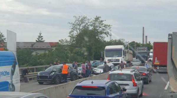 accident 6 masini 1 tir dn1 barcanesti trafic blocat spre bucuresti