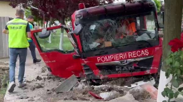 accident autospeciala pompieri voluntari recas