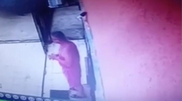 primele imagini criminal braila barbatul filmat putin timp inainte crima