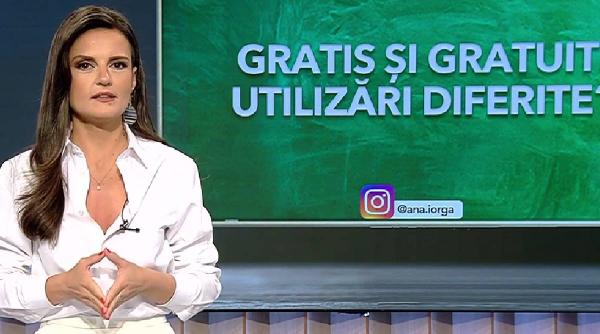 diferente gratis si gratuit contexte diferite pe cuvant cu ana iorga