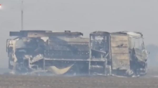 video masina popmpieri ars in totalitate interventie incendiu vegetatie constanta