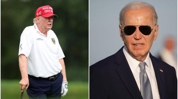 trump provocare biden meci de golf dezbatere prezidentiala fara moderator