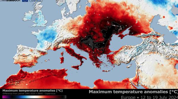 domul de foc nu pleaca de deasupra europei centrale si de est vor fi temperaturi insuportabile