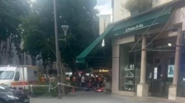 un sofer a intrat cu masina pe terasa unei cafenele din paris un om a murit mai multe persoane sunt in stare grava
