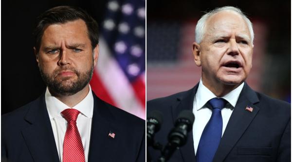 alegeri sua 2024 tim walz si jd vance accepta dezbaterea pentru vicepresedintia americana pe 1 octombrie