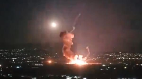 video avioanele de lupta israeliene au bombardat un depozit de munitie al hezbollah explozie uriasa in liban video avioanele de lupta israeliene au bombardat un depozit de munitie al hezbollah explozie uriasa in liban