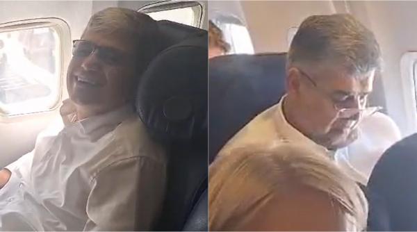 imagini din avionul catre ursula von der leyen ciolacu zboara la economic bolos la business